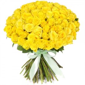 Букет «101 жовта троянда»